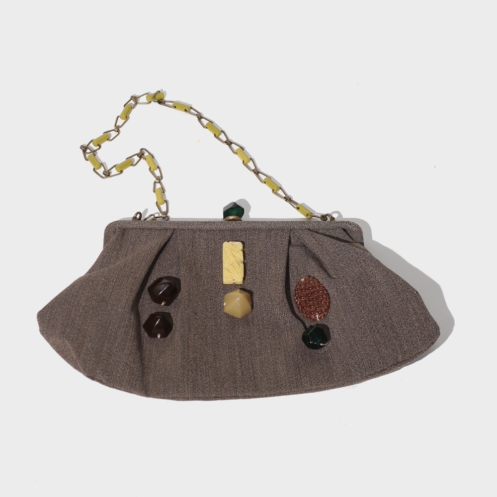 rare bejeweled marni gem clutch